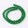 Dyed Natural White Jade Round Bead Strands G-O113-08-6mm-2