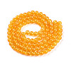 Transparent Crackle Glass Bead Strands GLAA-T025-8mm-02J-2