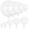 Olycraft 100Pcs 5 Styles Round Transparent TPU Balloons AJEW-OC0005-14-1