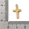 304 Stainless Steel Rhinestone Pendants STAS-B128-09G-06-3