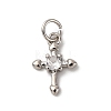 Brass Micro Pave Cubic Zirconia Pendants KK-P308-27P-1