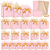 20Pcs 3 Styles Paper Gift Tote Bags with Polyester Gold Ribbon ABAG-WA0001-36A-1