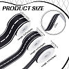 3 Rolls 3 Styles Polyester Ribbons OCOR-WH0120-53-2