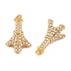 304 Stainless Steel & ABS Plastic Pearl Pendants SA-CBA4809-10G-2