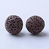 Unwaxed Natural Lava Rock Beads G-F325-16mm-M-3