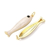 Brass Pendants KK-D019-29C-03G-2