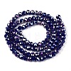 Electroplate Glass Beads Strands LS-EGLA-A044-P3mm-B07-3