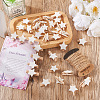 Yilisi 100Pcs 2 Styles Wooden Craft Pegs Clips WOOD-YS0001-05-4