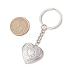 316 Stainless Steel Photo Locket Keychain KEYC-JKC01121-3