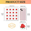 8 Sheets Plastic Waterproof Self-Adhesive Picture Stickers DIY-WH0428-064-2