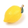Fruit Theme Resin Big Pendants FIND-E053-01D-G-2