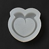 DIY Peach Shape Quicksand Silicone Molds X-DIY-E048-02-3