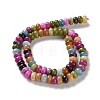 Natural Dyed White Jade Beads Strands G-B124-B01-01-3