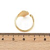 Brass Adjustable Cuff Rings for Women RJEW-B132-01B-P-5