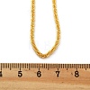 Brass Sterling Silver Chains Necklaces for Women NJEW-D302-25G-5