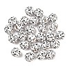 Printed Wooden Beads WOOD-T034-01A-1