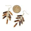 304 Stainless Steel Column Dangle Earrings EJEW-JE06784-01-2
