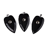 Natural Obsidian Pendants G-Q601-47A-1