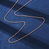 Brass Curb Chains Necklaces for Women NJEW-D302-73RG-2