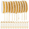 DIY Brass & Stainless Steel Chain Bracelets/ Necklaces Making Kits DIY-GA0008-16-1