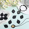24Pcs Oval Alloy Pendants Cabochon Settings FIND-SC0009-95-4