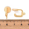 Brass Clip-on Earring Findings KK-K382-36G-3