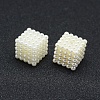 ABS Plastic Imitation Pearl Beads OACR-A009-02B-02-2