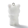 Flocky Resin Pendants CRES-M018-01A-2