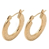 Snake Skin 201 Stainless Steel Half Hoop Earrings for Women EJEW-G385-06G-1