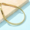 304 Stainless Steel Snake Chain Bracelets for Women BJEW-U019-04G-02-2