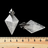 Natural Quartz Crystal Pendants G-K338-10AS-06-3