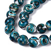 Gold Sand Handmade Lampwork Beads Strands LAMP-N037-08B-3