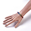 Natural Rose Quartz Stretch Bracelets BJEW-JB03905-02-4
