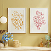 PET Hollow Out Drawing Painting Stencils DIY-WH0421-0049-6