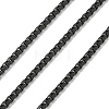 Ion Plating(IP) 304 Stainless Steel Venetian Chains Box Chains CHS-H001-2.8mm-05B-1