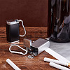 Unicraftale 2Pcs 2 Colors Aluminum Alloy Portable Ashtray with Lid AJEW-UN0001-29-4