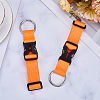 Nylon Adjustable Add-A-Bag Luggage Straps FIND-WH0111-440D-4