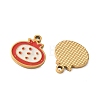 Fruit 304 Stainless Steel Enamel Pendants SA-CBA49D2-11G-01-2