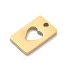 304 Stainless Steel Charms SA-CBA2714-04D-G-3
