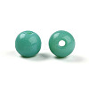 Opaque Solid Color Glass Beads GLAA-N007-6mm-A01-2