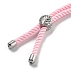 Twisted Nylon Cord Silder Bracelets DIY-B066-03P-08-3