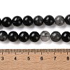 Natural Tourmalinated Quartz Beads Strands G-C268-B06-02-5