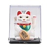 ABS Plastic Solar Powered Maneki-neko Figurines DJEW-B017-01B-01-1