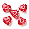 Transparent Glass Enamel Beads LAMP-S068-04A-1