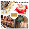 Polyester Braided Metallic Lace Trim SRIB-WH0011-180B-01-6