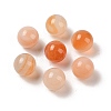 Natural Red Agate No Hole Sphere Beads G-K353-04B-31-1