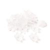 6-Petal Transparent Acrylic Bead Caps OACR-A017-10-4