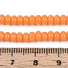 Opaque Spray Painted Glass Beads GLAA-ZX008-4mm-18L-4