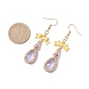 Alloy Glass Earrings EJEW-MZ00313-02-3