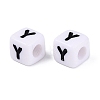 Opaque Acrylic Beads SACR-N020-04A-Y-3